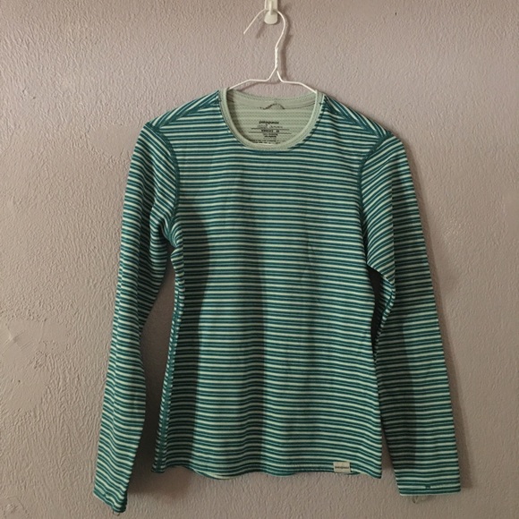 Patagonia Tops - Patagonia Polartec Striped Long Sleeve Size XS